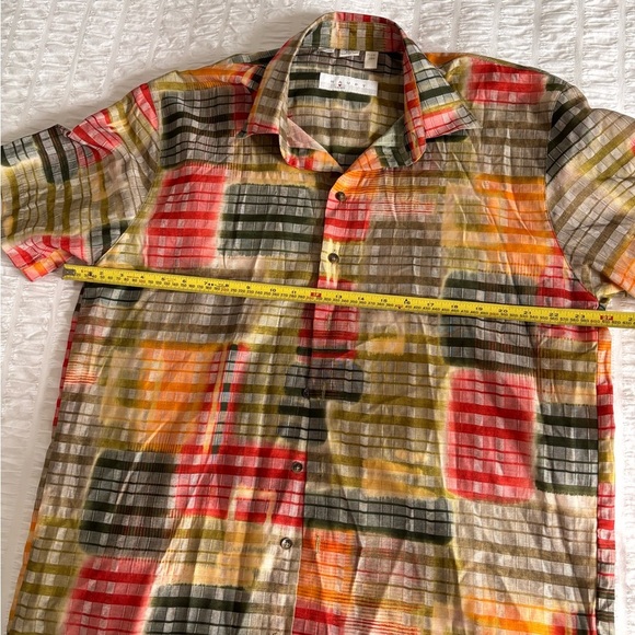 Colorful Patterned Men's Shirt Made in Germany - Picture 4 of 5